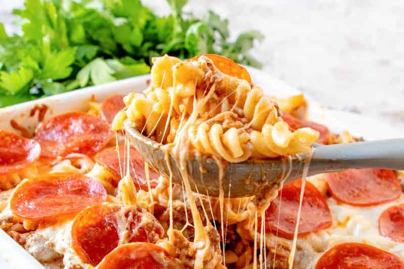 Pizza Pasta Casserole
